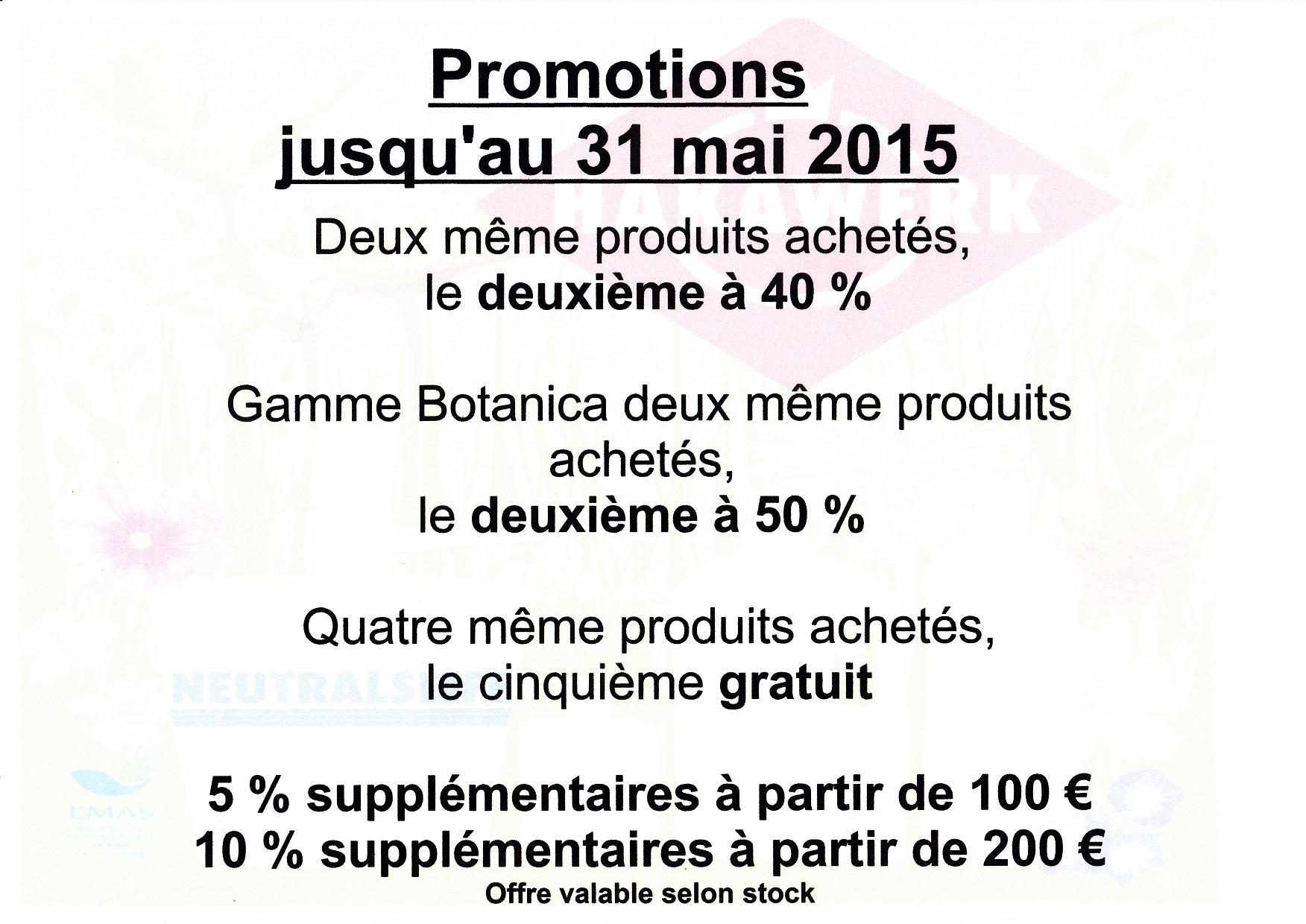 Promotions déménagement